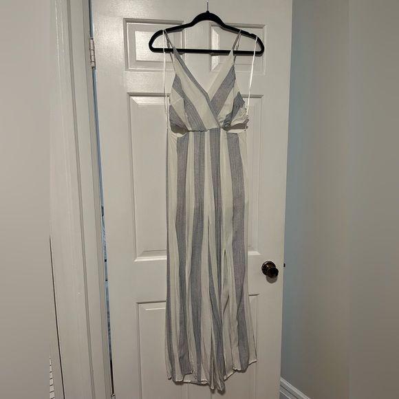 Jumpsuit blue and white stripes - Picture 1 of 2